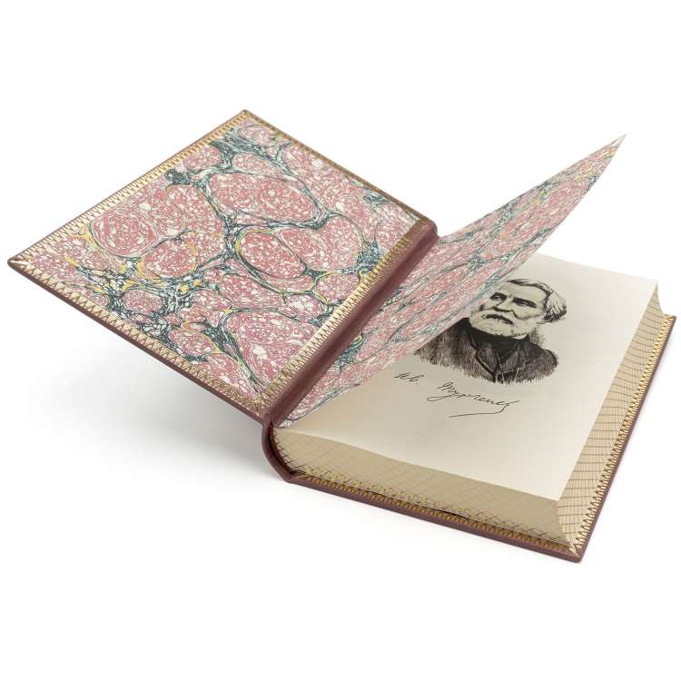 Иван Тургенев собрание сочинений 12 томов книги в кожаном переплете фото 2
