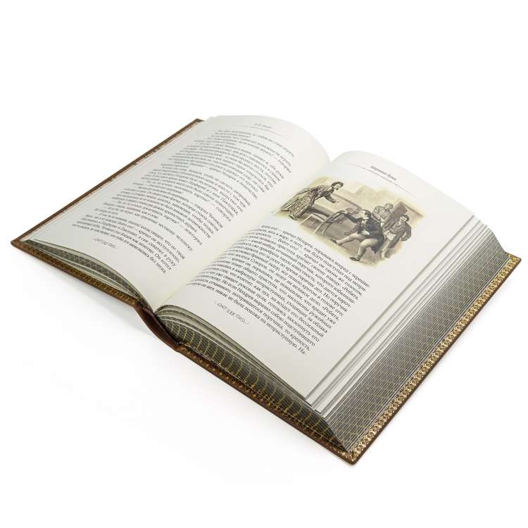 Гоголь, Мёртвые души, подарочная книга в кожаном переплете иллюстрации фото 4 Гоголь, Мёртвые души, подарочная книга в кожаном переплете иллюстрации фото 4