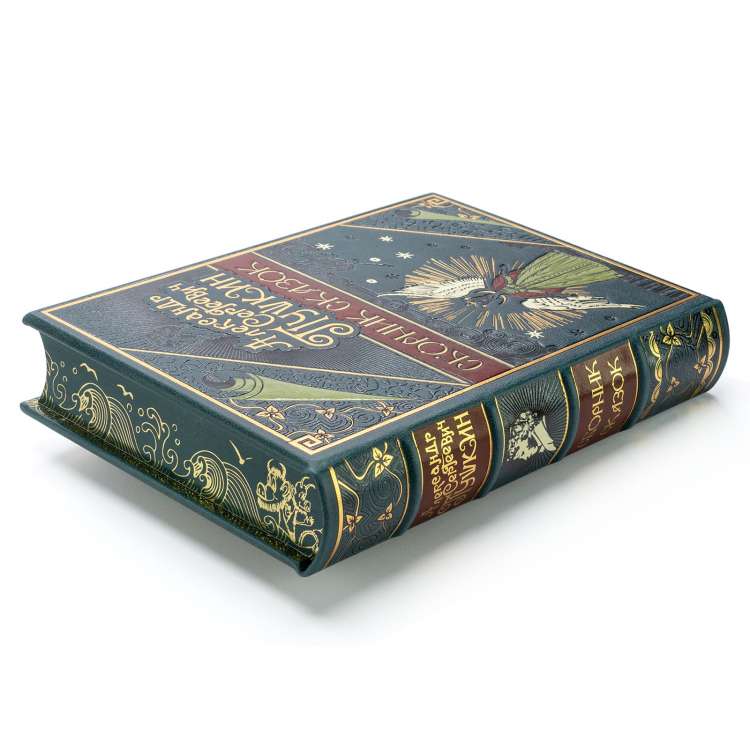 Подарочная книга Сказки А. С. Пушкина кожаный переплет фото 3 Подарочная книга Сказки А. С. Пушкина кожаный переплет фото 3
